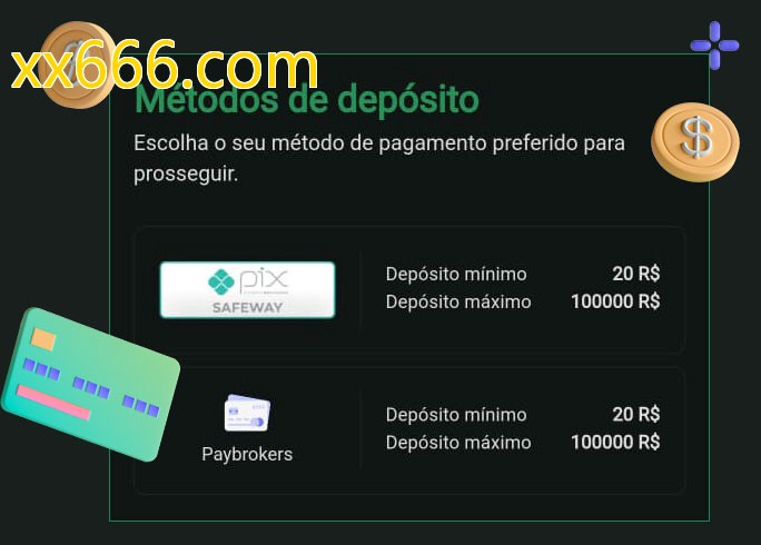 O cassino xx666.combet oferece uma grande variedade de métodos de pagamento