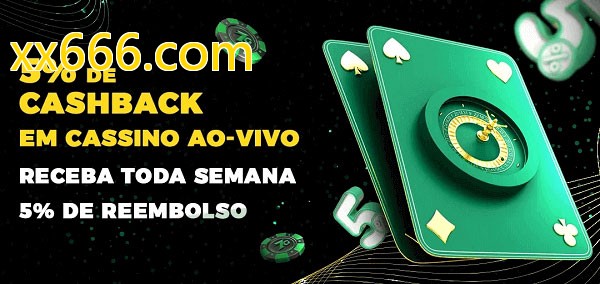 Promoções do cassino ao Vivo xx666.com